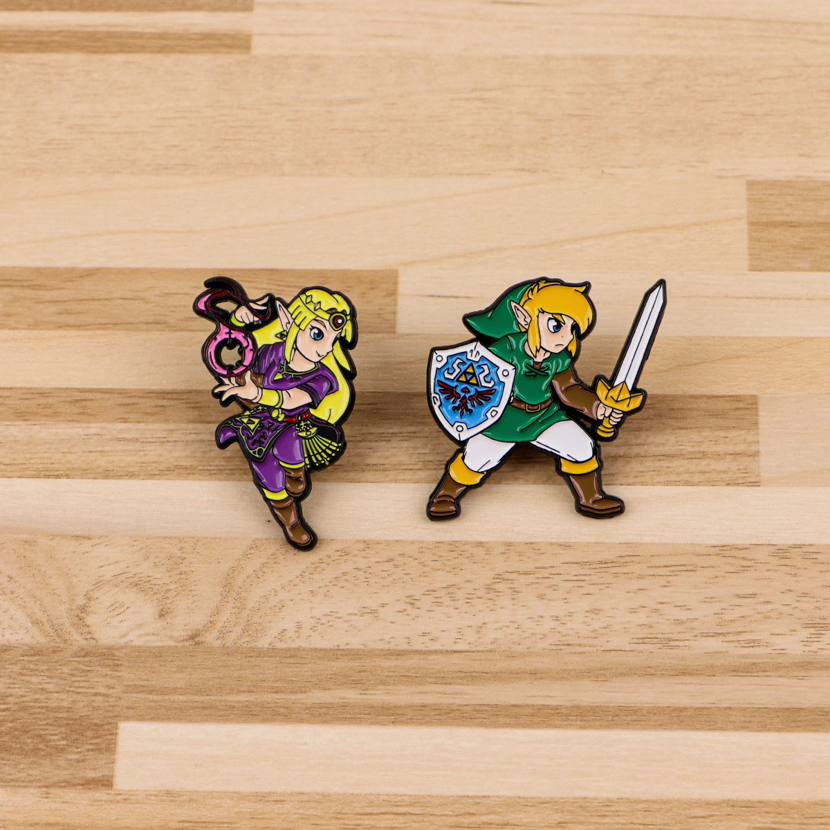 Embroidery Illustration - Cool Figure Enamel Pin Cartoon Badges