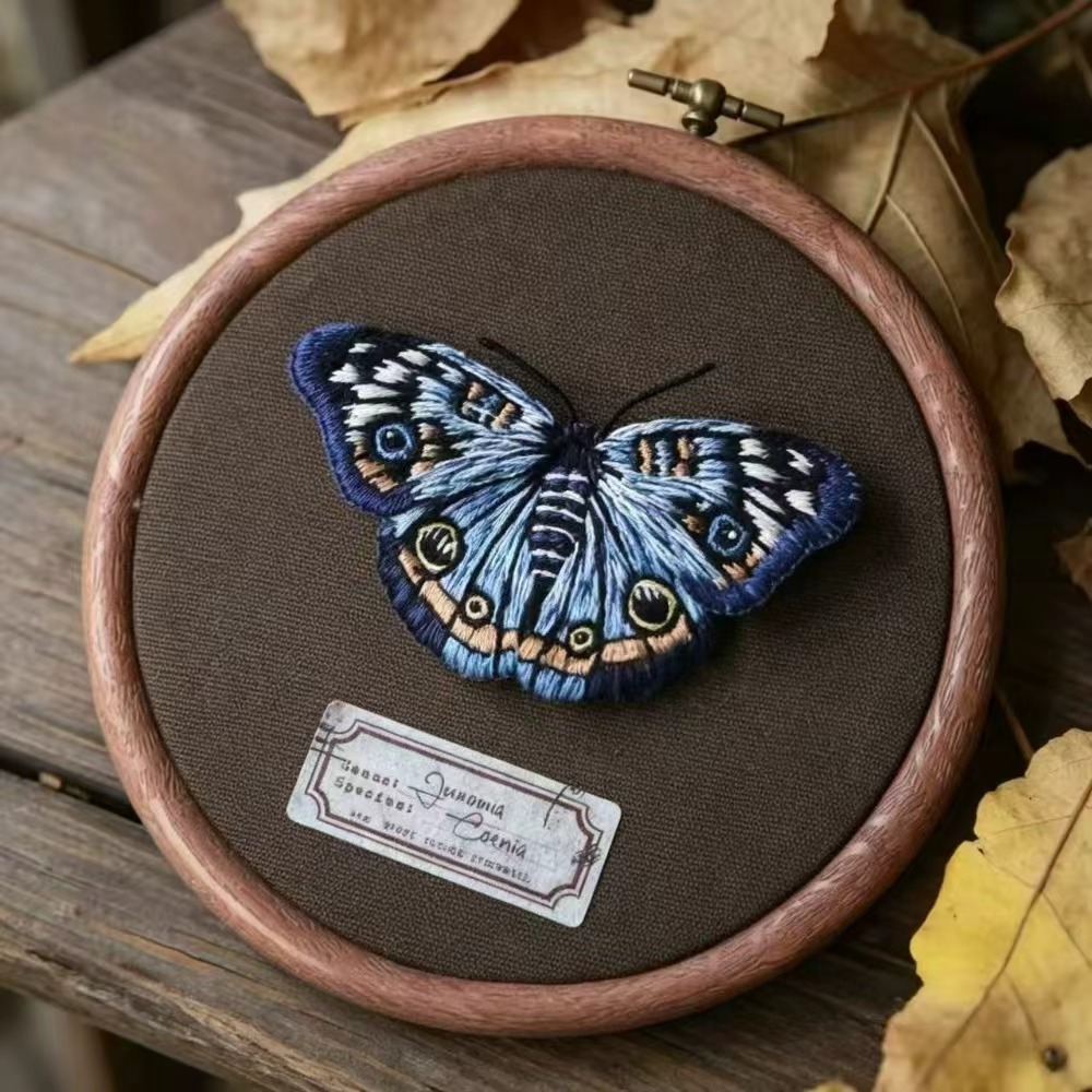 Embroidery Whale - A delicate and niche deep blue