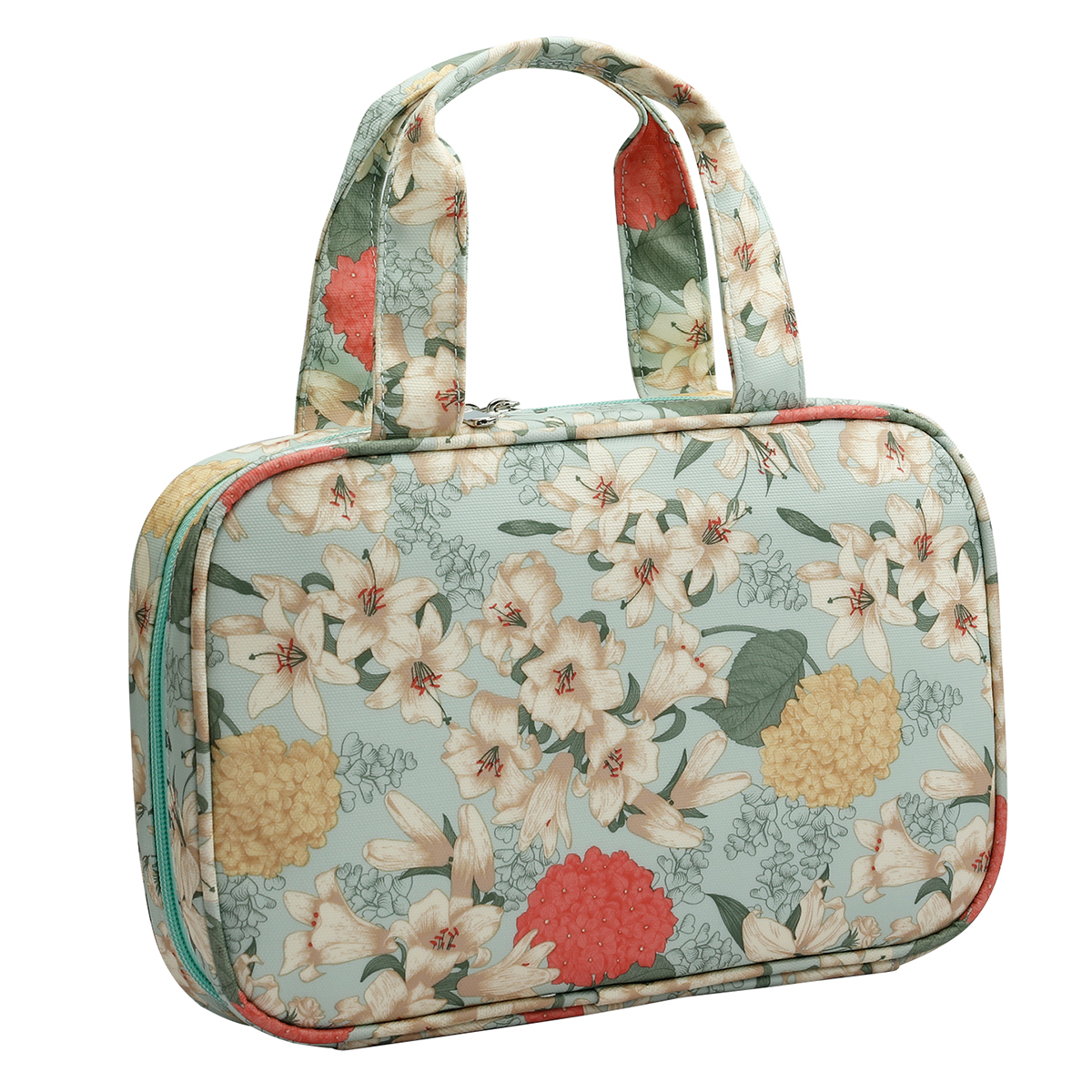 Embroidery Bag - Lake Blue Yarn Bag Embroidery Crochet