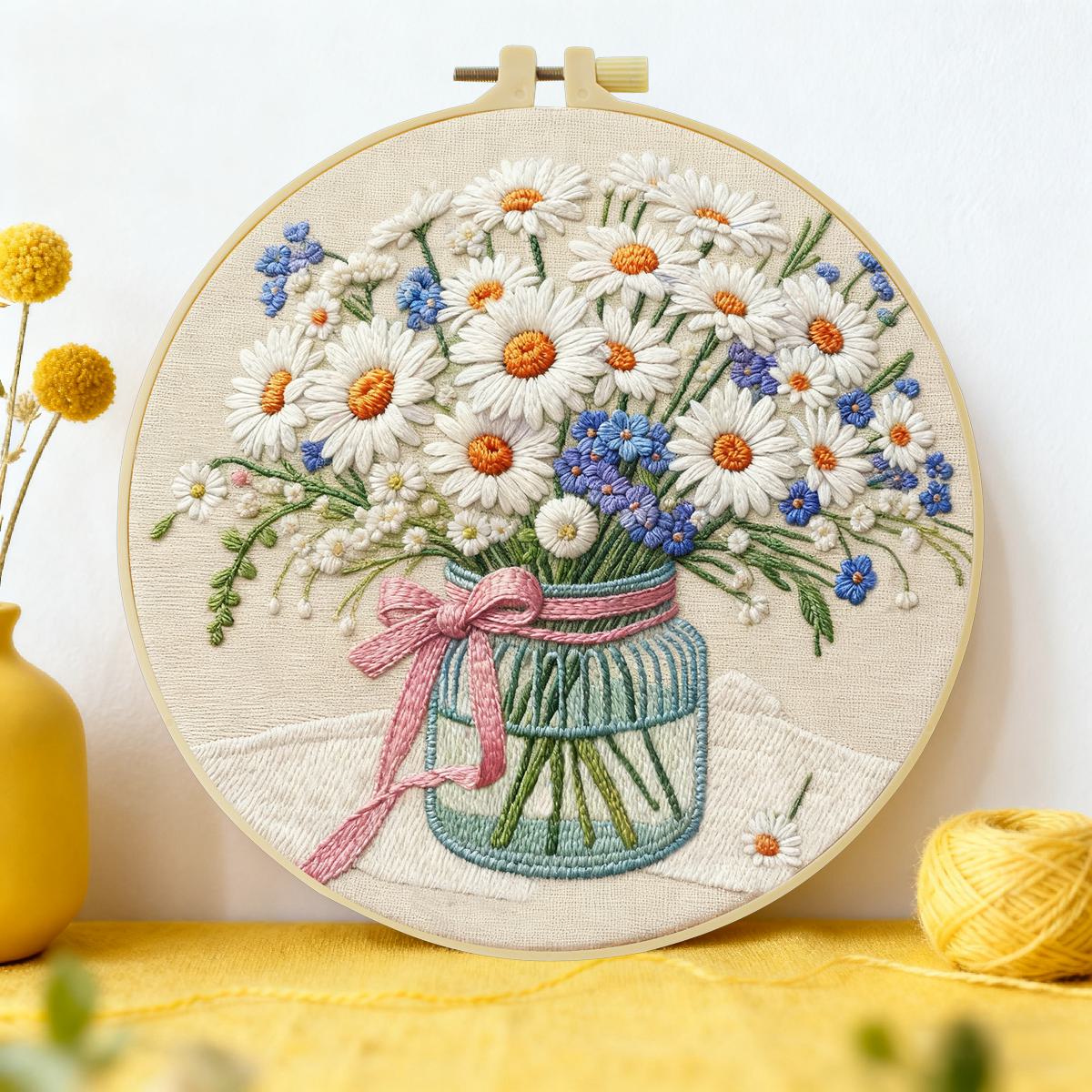 Embroidery Whale - 1pc 20X20CM/15X15CM 7.87/6.3inch Plants - Flowers