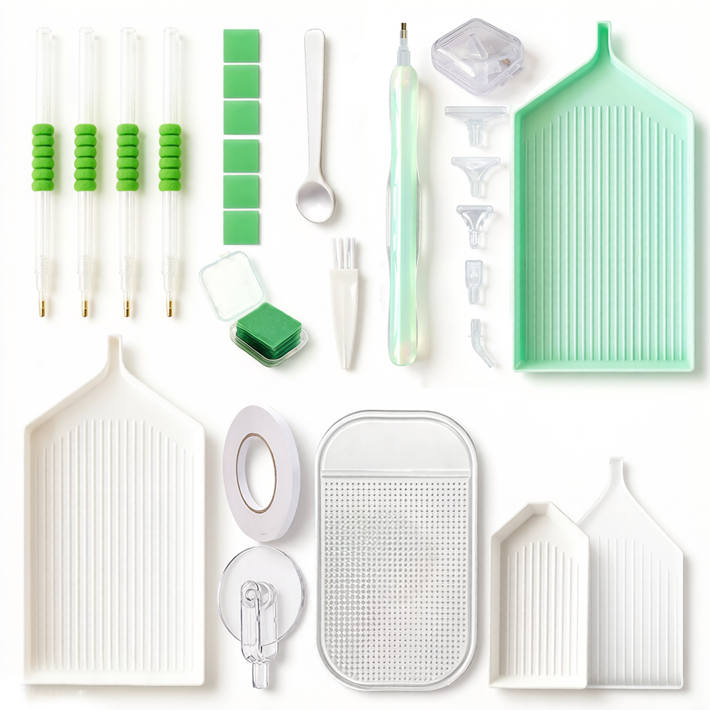 Embroidery Handicraft - Diamond Painting Accessories Kit with Multi-Drill