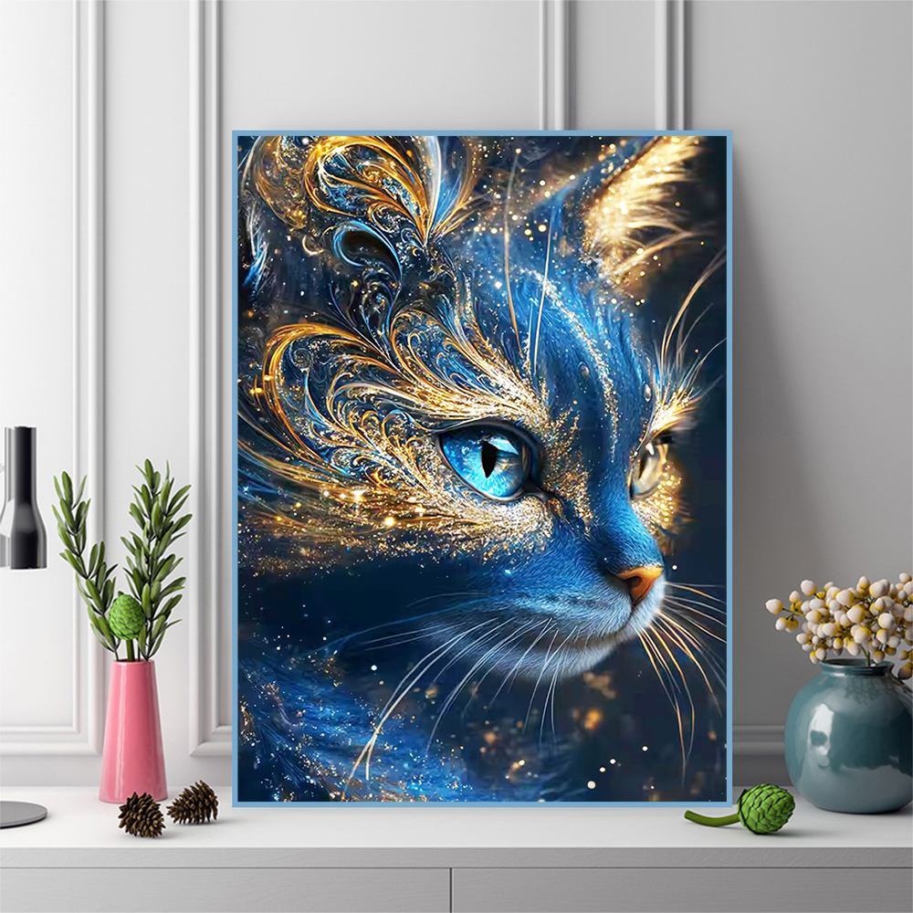 1PC frameless   DIY Diamond Pa - Embroidery Cat avis et prix
