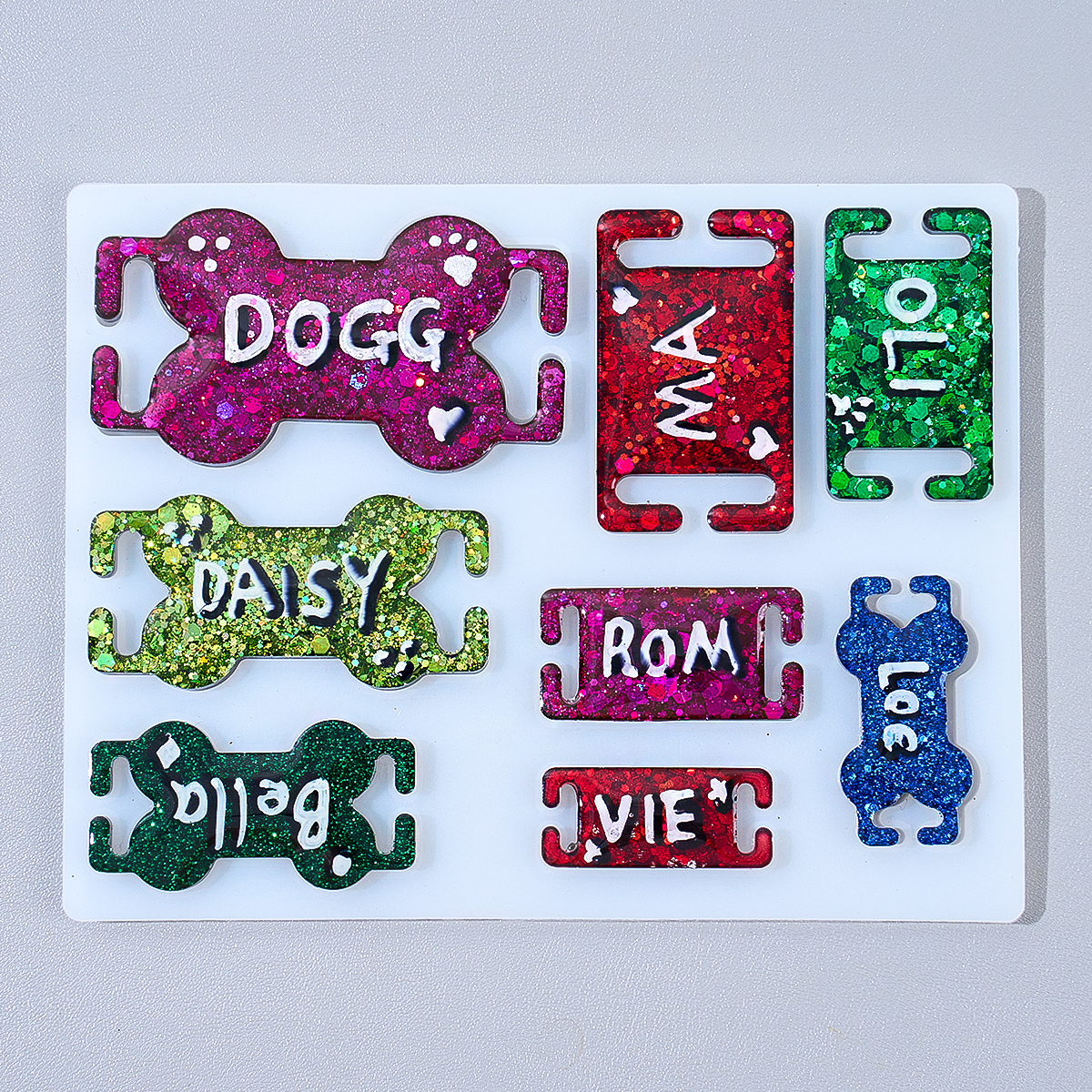 DIY Cat Dog ID Tag Silicone Mo - Embroidery Cat avis et prix