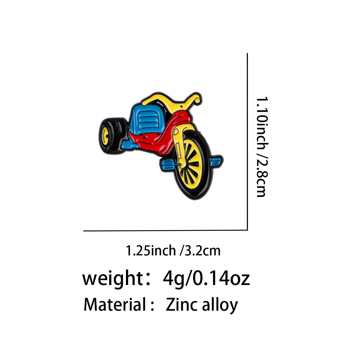Retro Bicycle Enamel Pin Vinta - Embroidery Wallpaper avis et prix