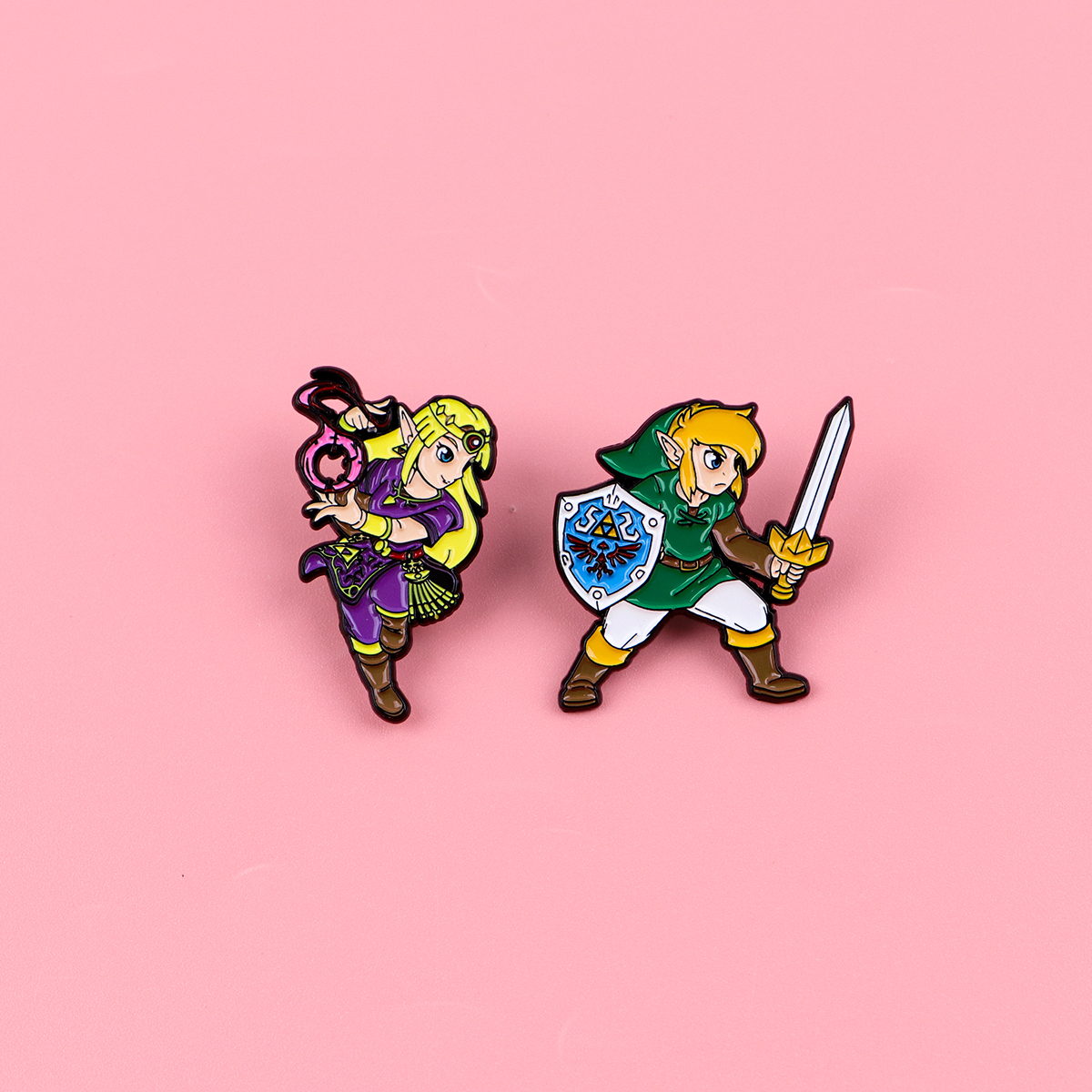Cool Figure Enamel Pin Cartoon - Embroidery Illustration avis et prix