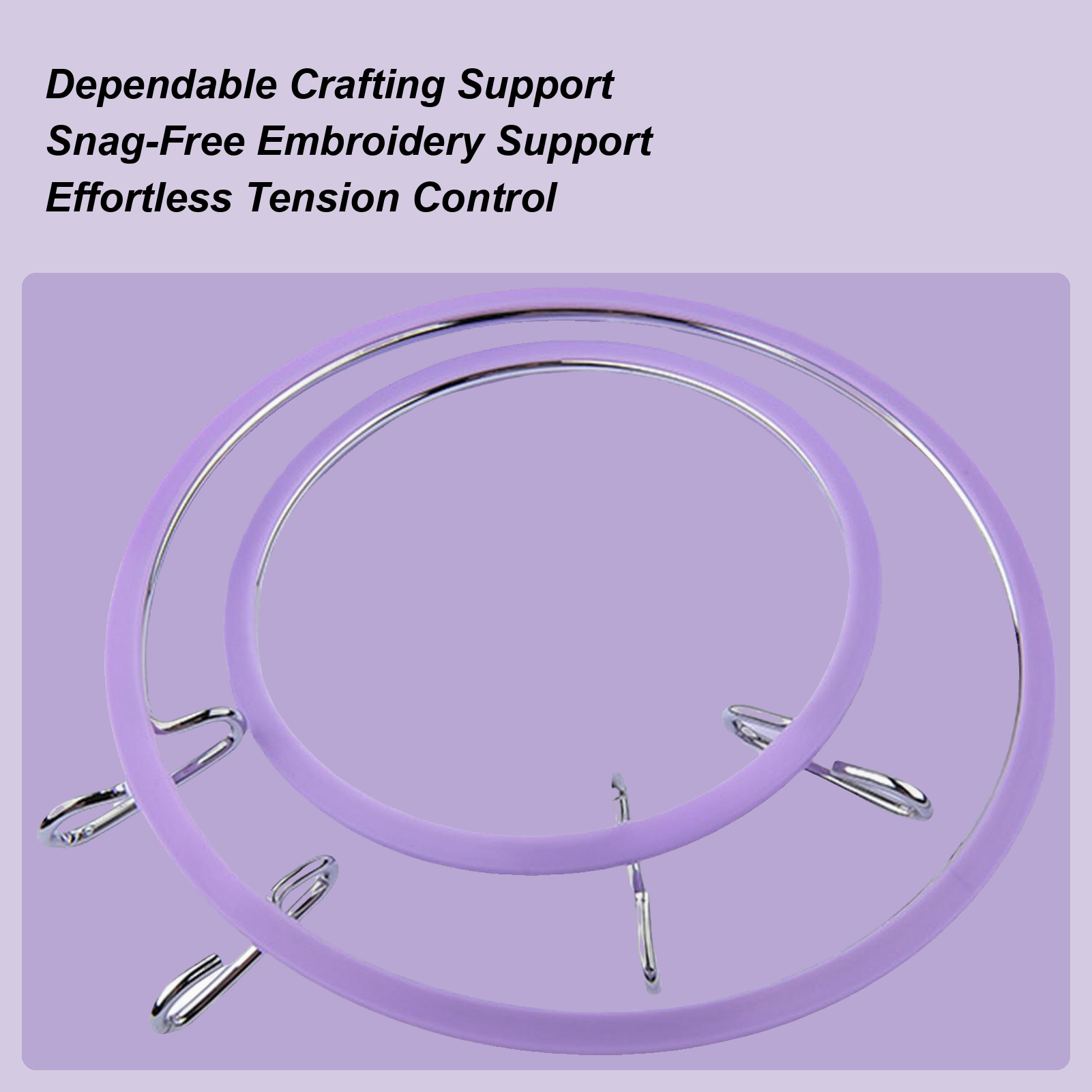 Hoop For Cross Stitching Metal - Embroidery Handicraft avis et prix
