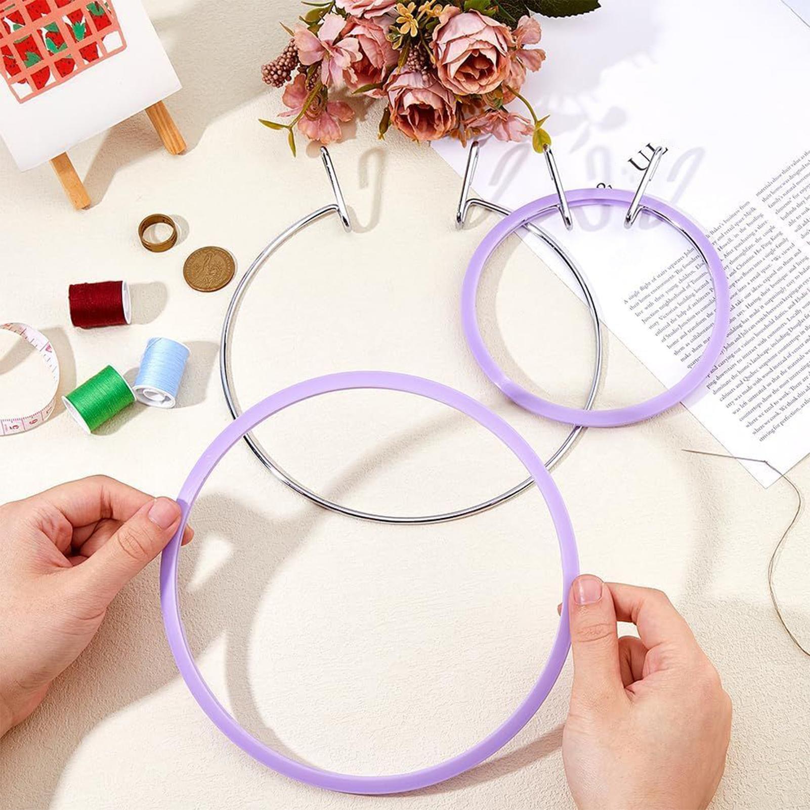 Hoop For Cross Stitching Metal - Embroidery Handicraft avis et prix