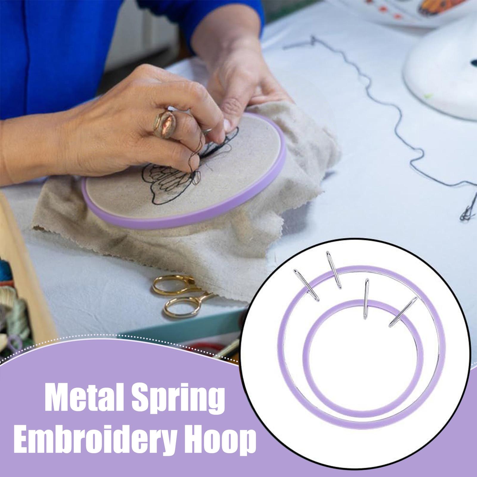 Hoop For Cross Stitching Metal - Embroidery Handicraft avis et prix