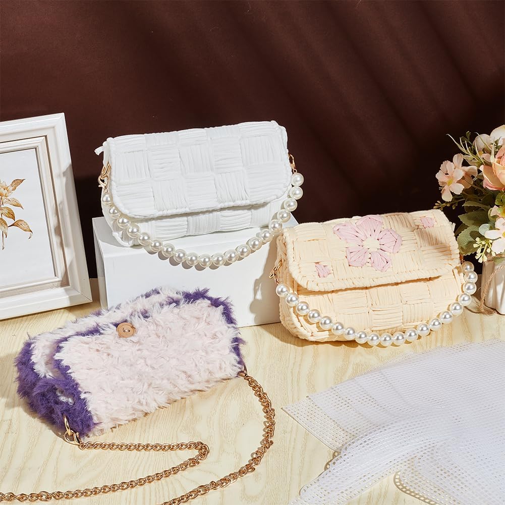 1-4Pcs Plastic Mesh Canvas She - Embroidery Bag avis et prix
