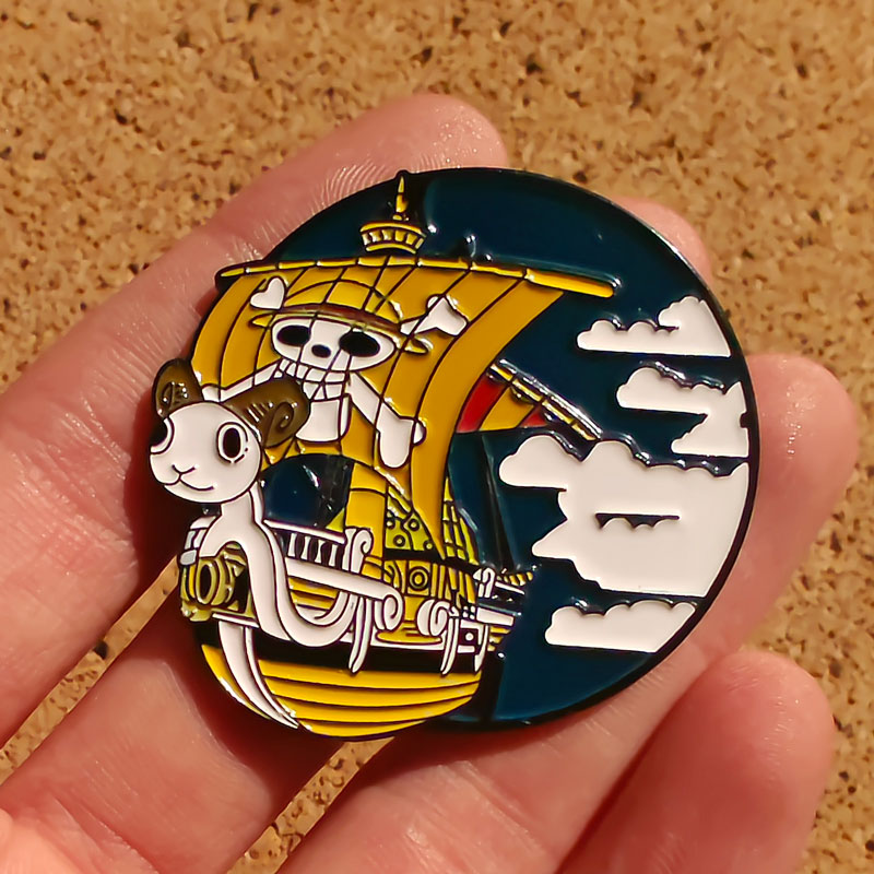 One Piece Enamel Pins Brooch T - Embroidery Wallpaper avis et prix