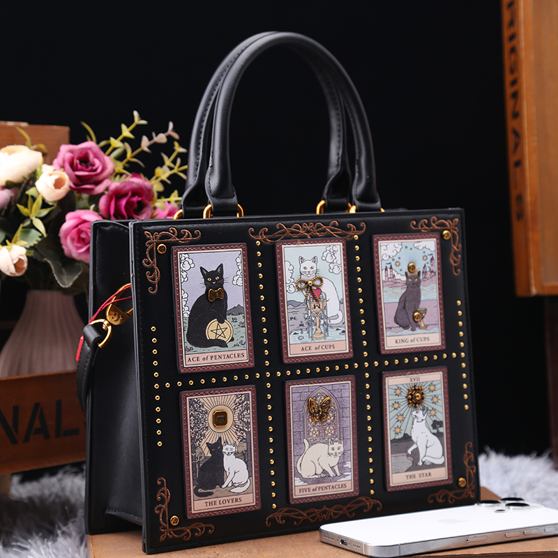 Vintage and Luxury Designer Ba - Embroidery Cat avis et prix