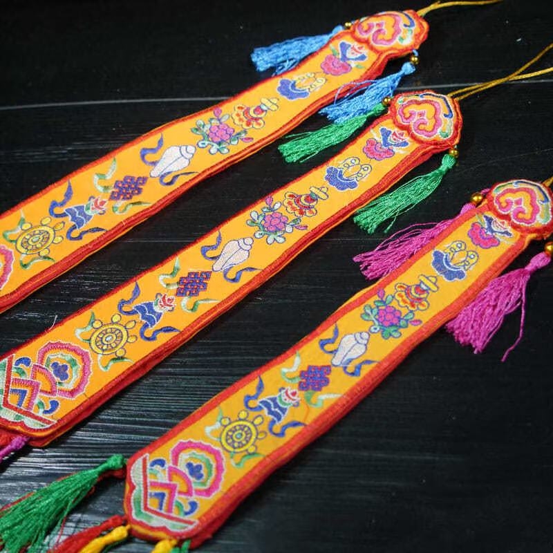 Nepal Handmade Eight Auspiciou - Embroidery Handicraft avis et prix