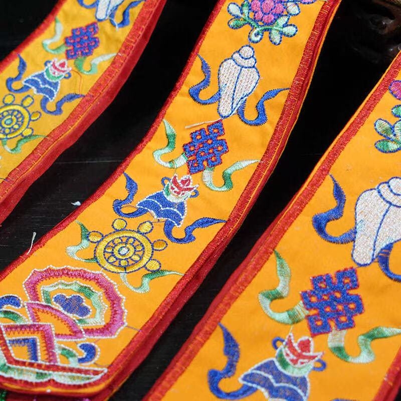 Nepal Handmade Eight Auspiciou - Embroidery Handicraft avis et prix