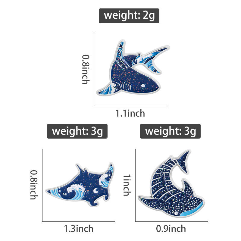 Cartoon Marine Creatures Ename - Embroidery Whale avis et prix
