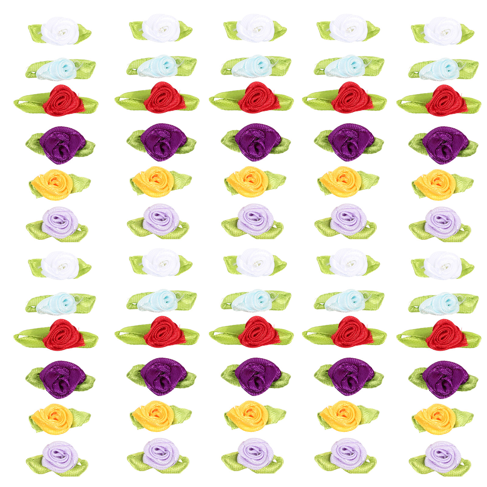 100Pcs Small Rose Ribbon Flowe - Embroidery Bag avis et prix