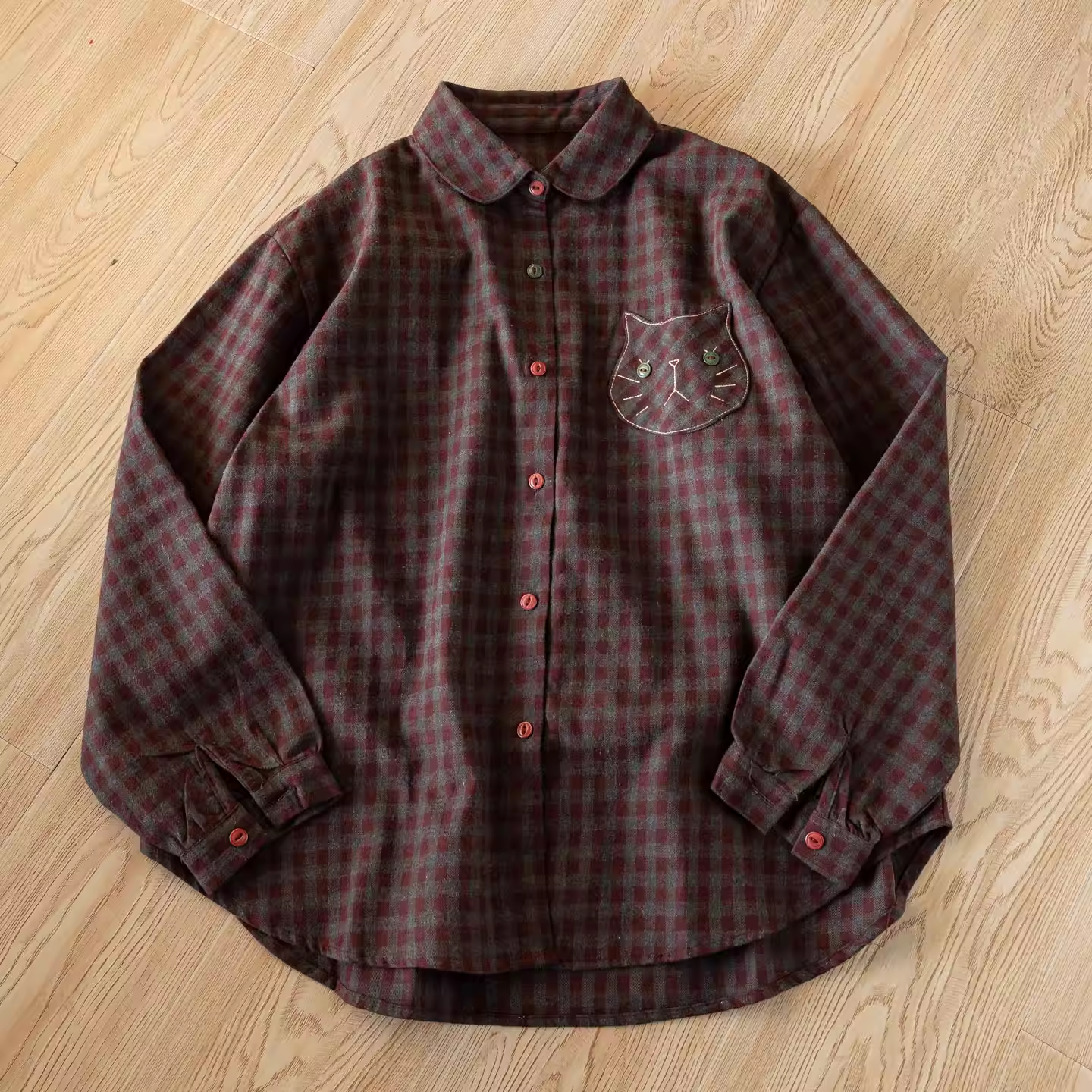 2026 Mori girl Japan style win - Embroidery Cat avis et prix
