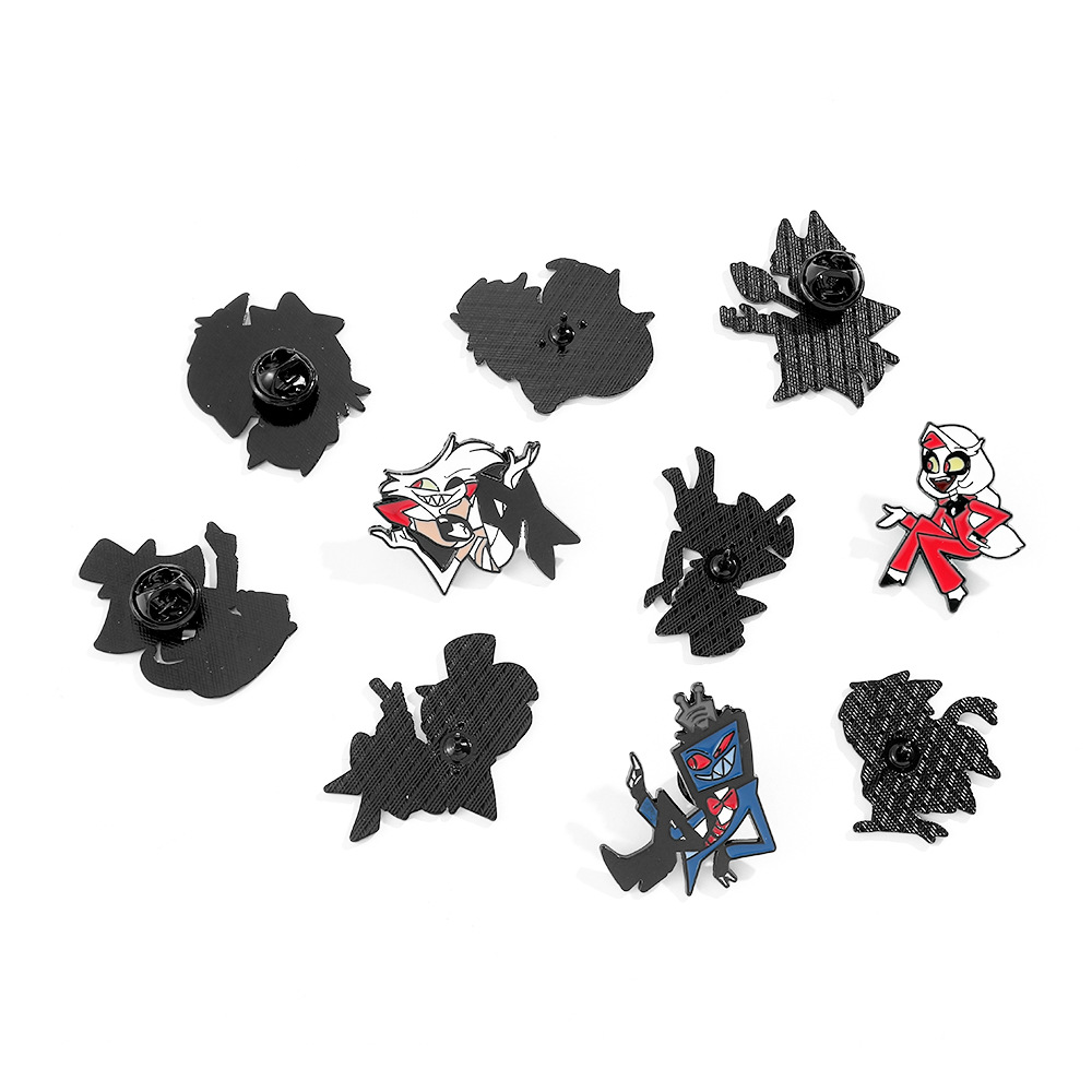 Hazbin Hotel Enamel Pin Brooch - Embroidery Wallpaper avis et prix
