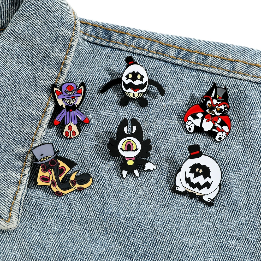 Hazbin Hotel Enamel Pin Brooch - Embroidery Wallpaper avis et prix