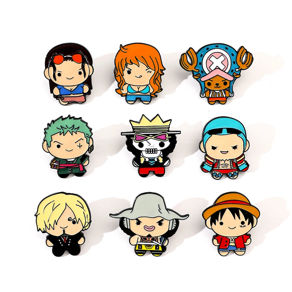9 Pcs Creative Cartoon Brooch  - Embroidery Wallpaper avis et prix