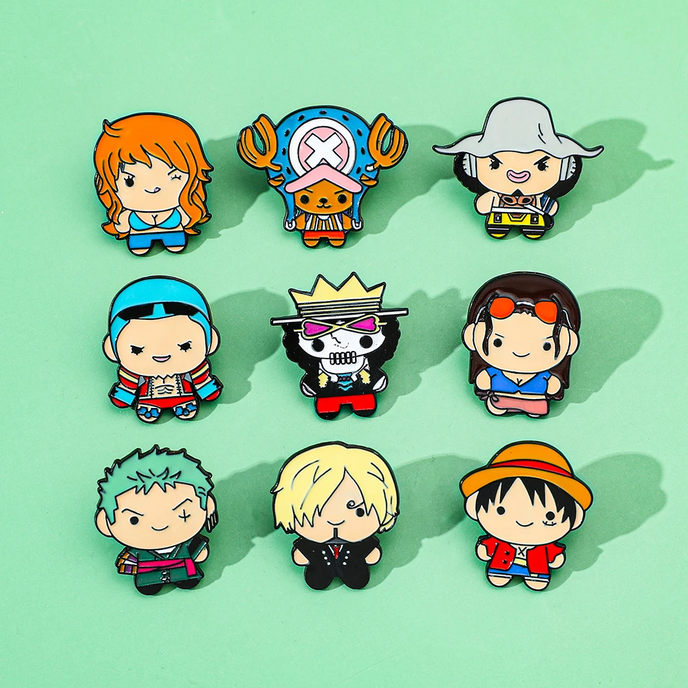 9 Pcs Creative Cartoon Brooch  - Embroidery Wallpaper avis et prix