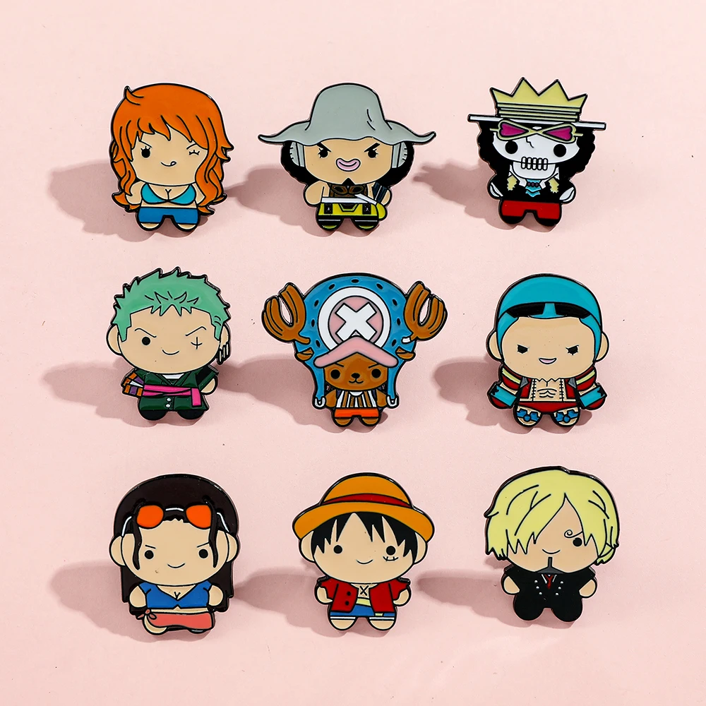 9 Pcs Creative Cartoon Brooch  - Embroidery Wallpaper avis et prix