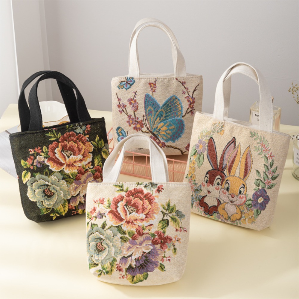 Embroidery Canvas Bag Cute Cat - Embroidery Cat avis et prix