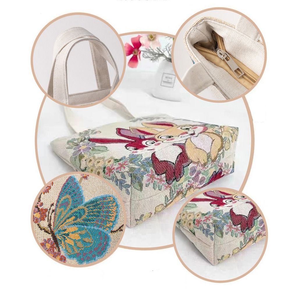 Embroidery Canvas Bag Cute Cat - Embroidery Cat avis et prix