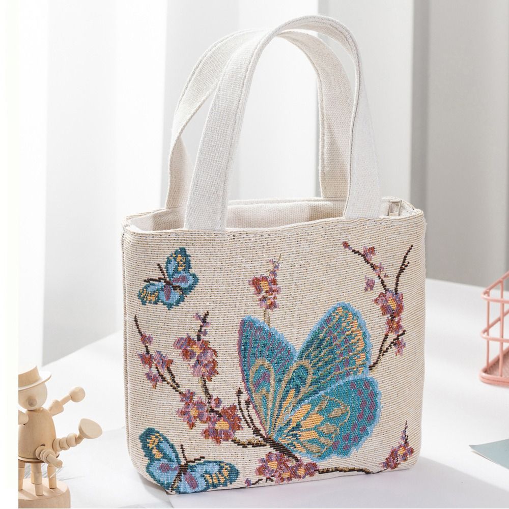 Embroidery Canvas Bag Cute Cat - Embroidery Cat avis et prix