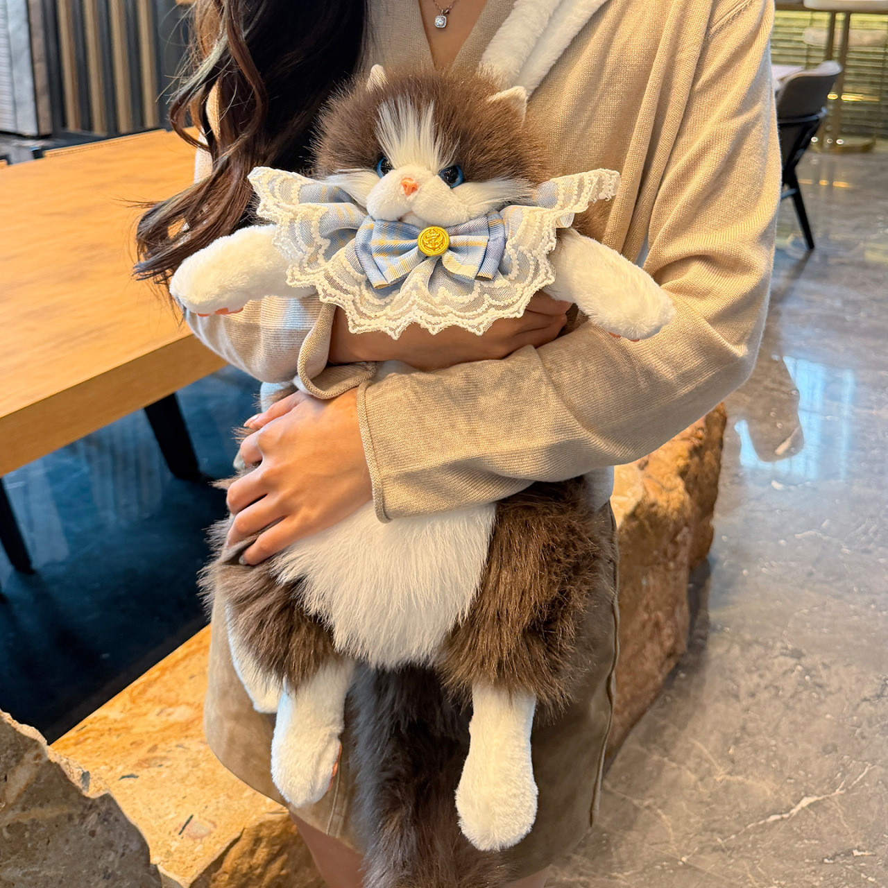 Cute Cat Shaped Backpacks Hara - Embroidery Cat avis et prix