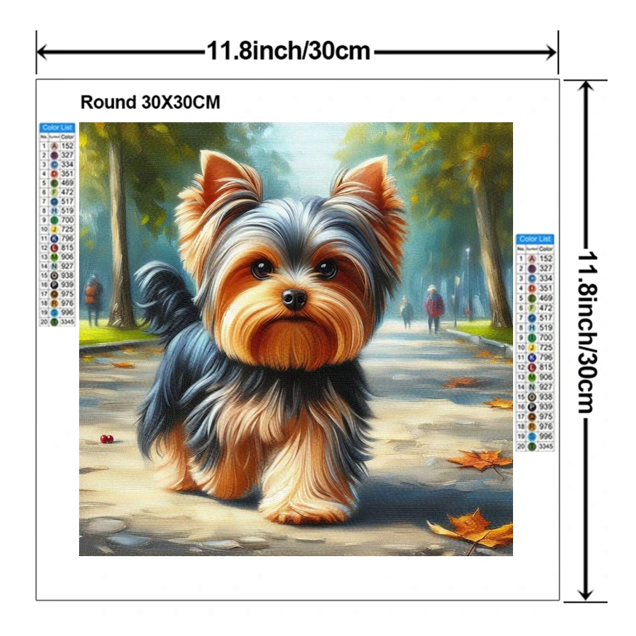Yorkshire Terrier Dog 5D DIY D - Embroidery Handicraft avis et prix