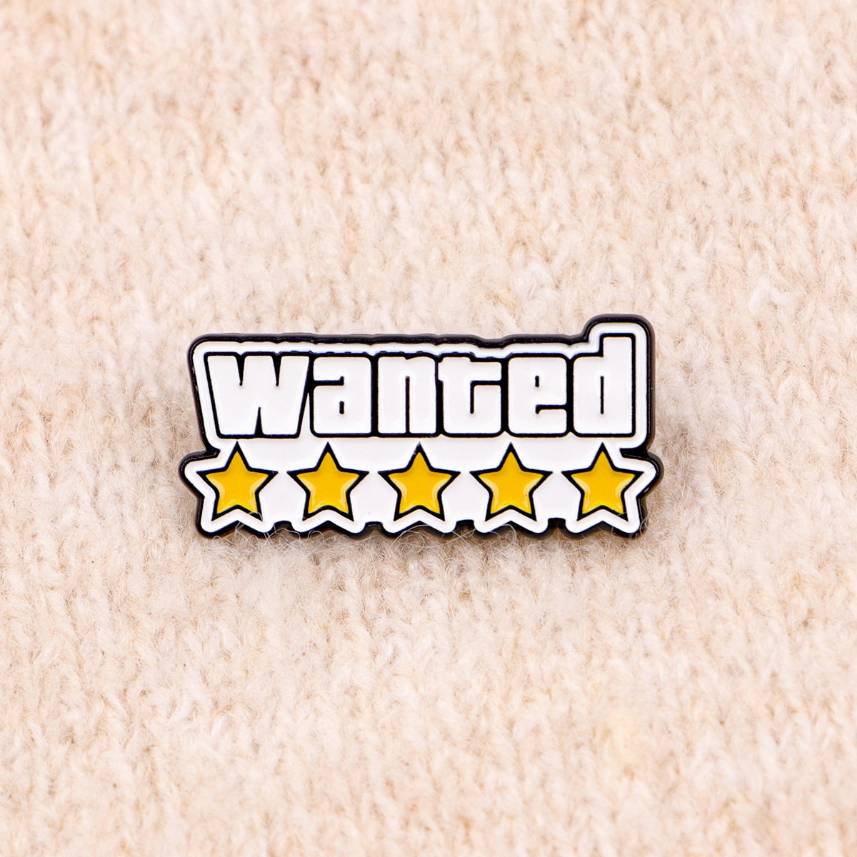 Funny English Brooch Pin Cloth - Embroidery Wallpaper avis et prix