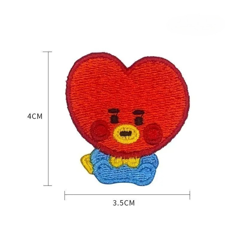 BT21 Cute Baby Embroidered Bro - Embroidery Wallpaper avis et prix