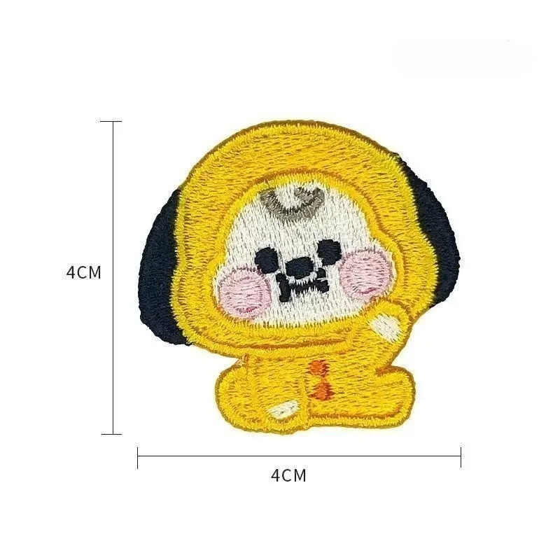 BT21 Cute Baby Embroidered Bro - Embroidery Wallpaper avis et prix
