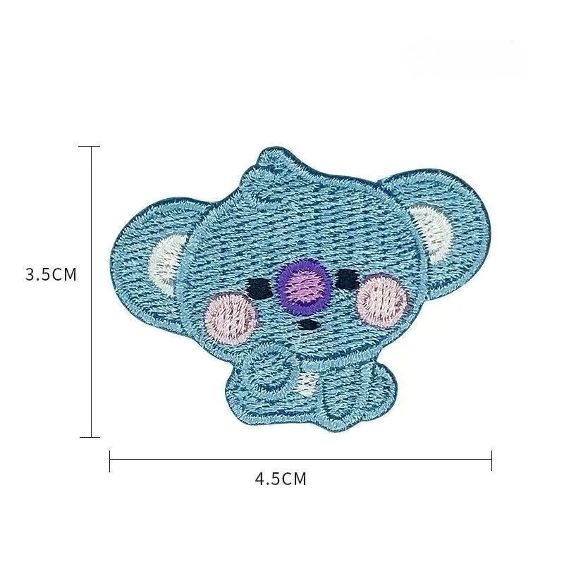 BT21 Cute Baby Embroidered Bro - Embroidery Wallpaper avis et prix