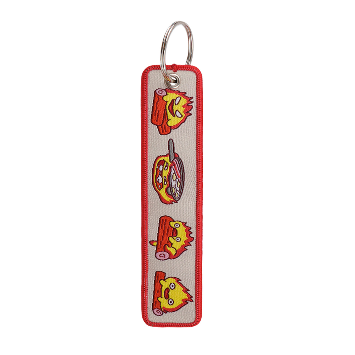 Anime Fire Embroidery Key Fobs - Embroidery Bag avis et prix