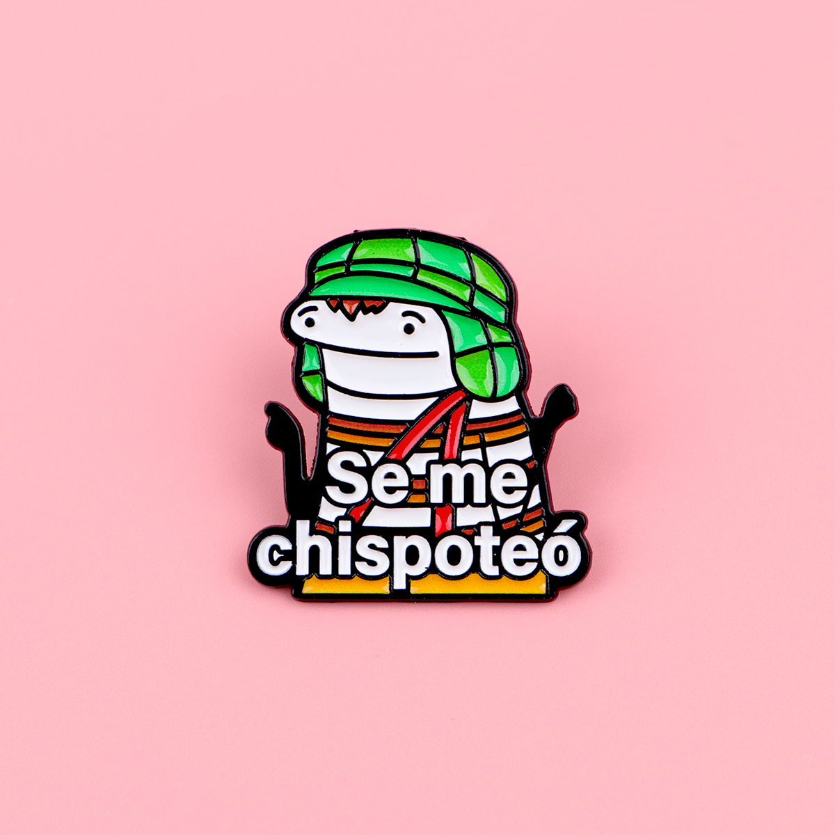 Mexican Cartoon Enamel Pin Cut - Embroidery Illustration avis et prix