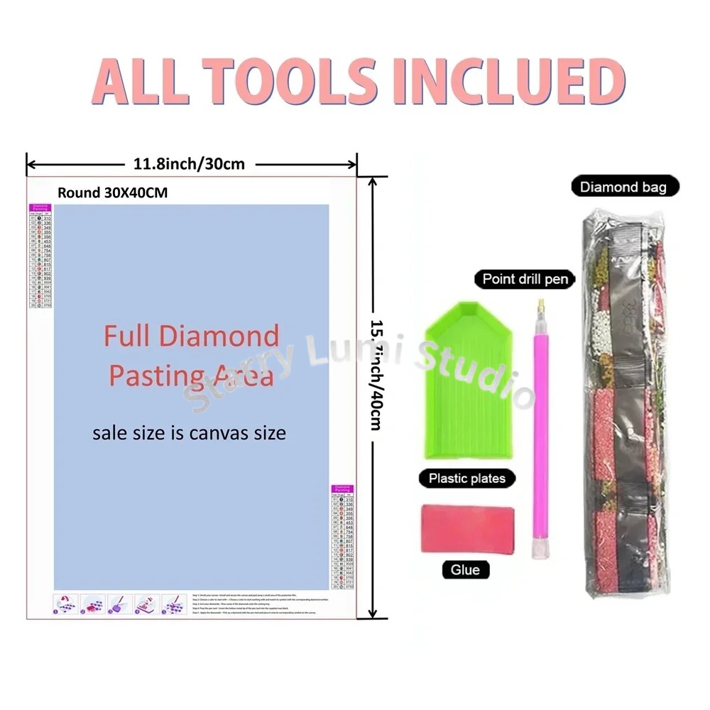 Diamond Painting Kit Black and - Embroidery Cat avis et prix