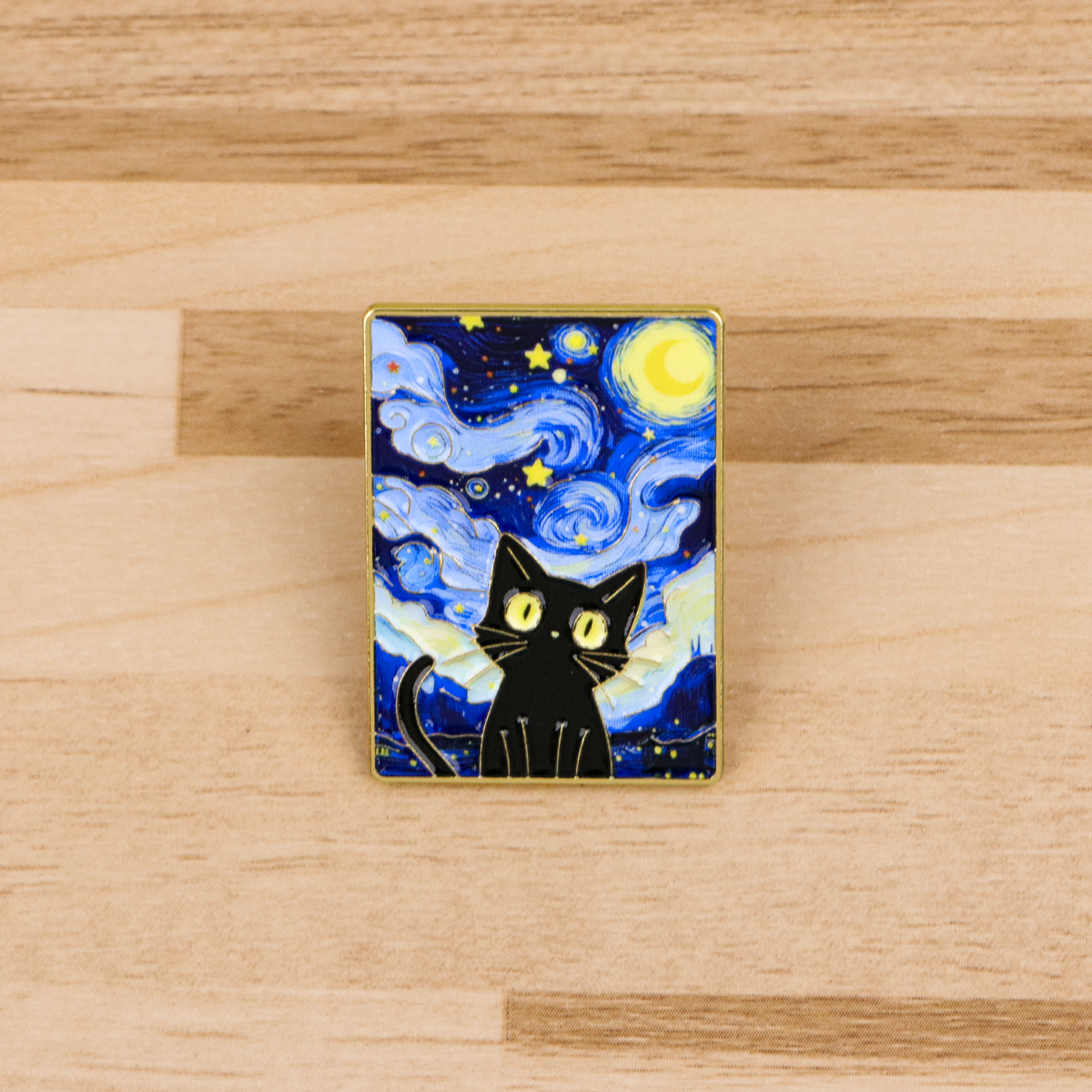 Starry Night by Van Gogh Blank - Embroidery Wallpaper avis et prix