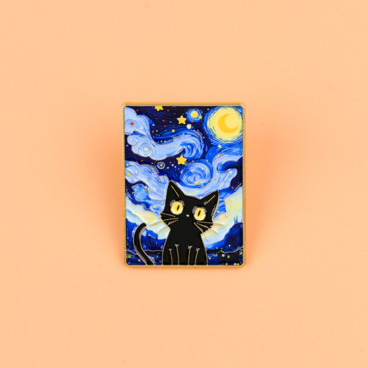 Starry Night by Van Gogh Blank - Embroidery Wallpaper avis et prix