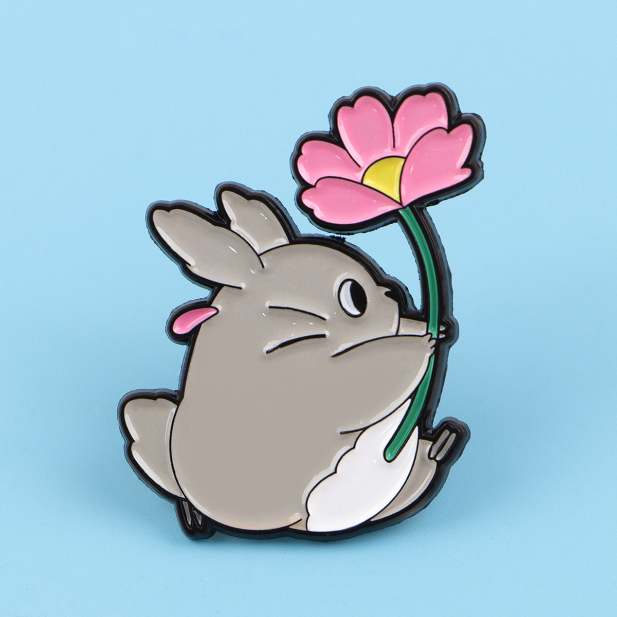 Cute Animal Enamel Pin Anime M - Embroidery Illustration avis et prix