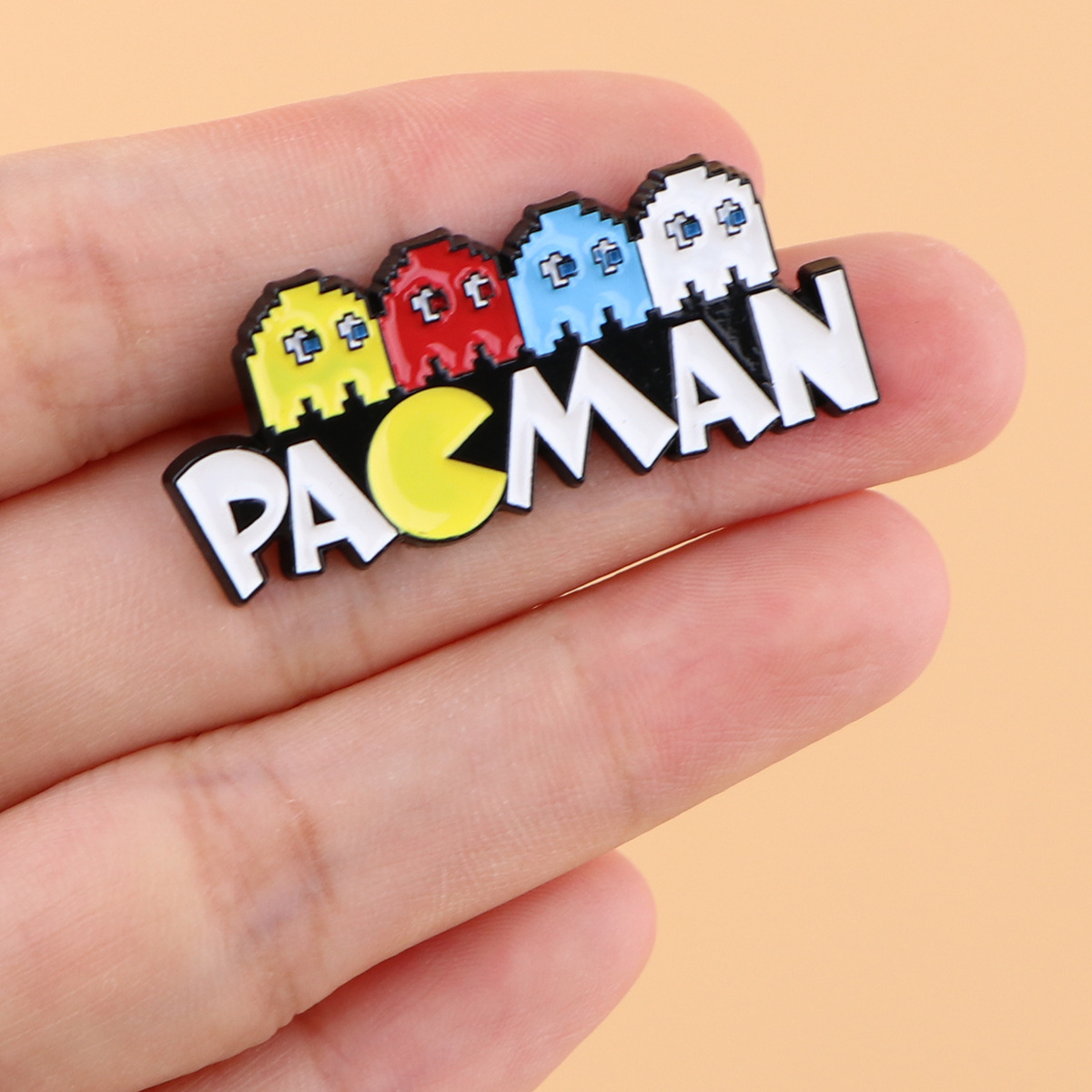 Pac-Man Game Brooch Pin Badge  - Embroidery Wallpaper avis et prix