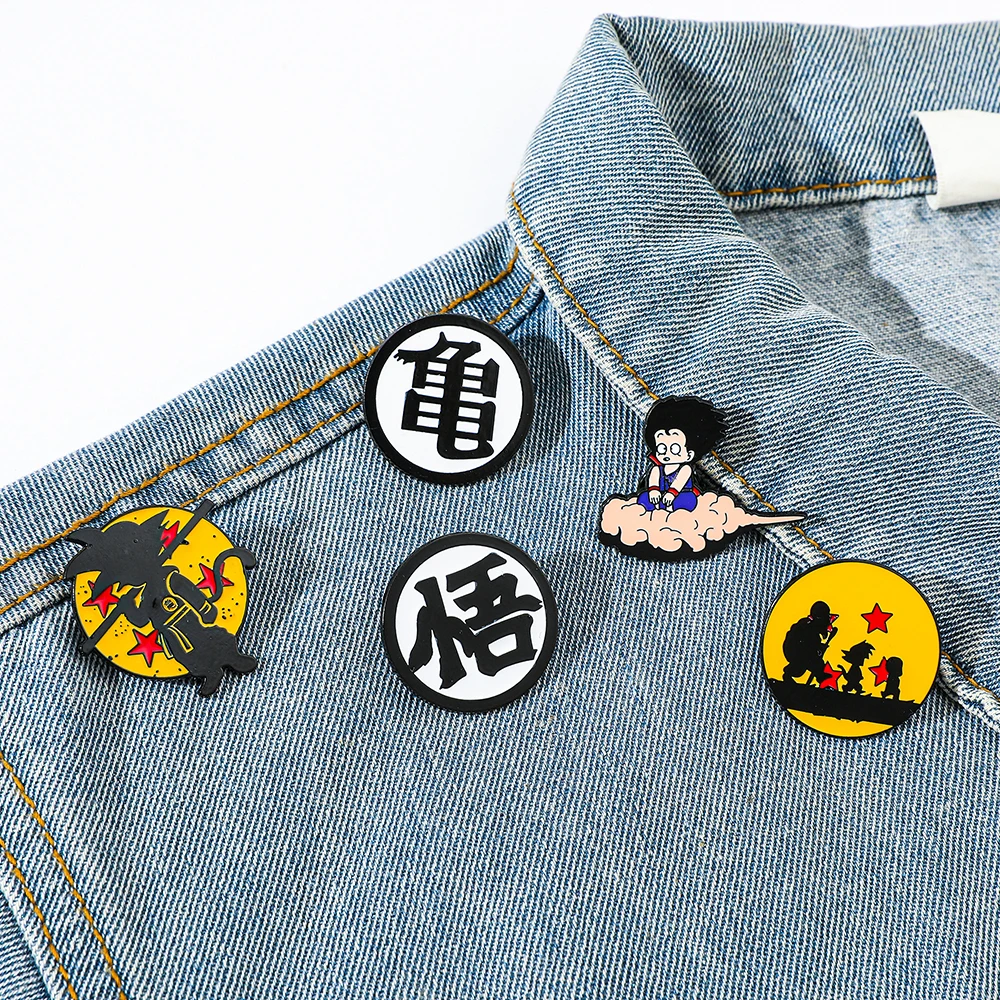 6 Pcs Hot Blooded Anime Brooch - Embroidery Wallpaper avis et prix
